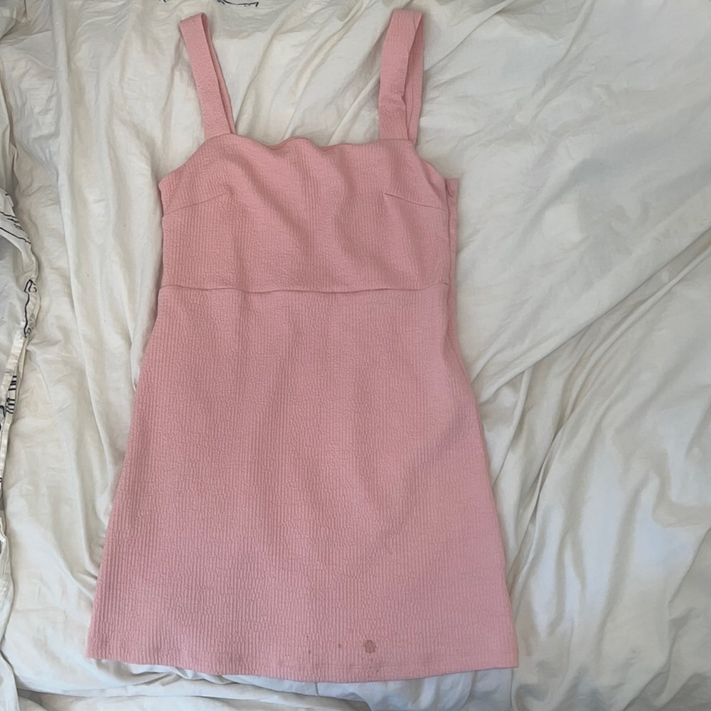 Urban Outfitters pink dress.
